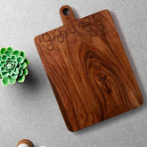 Rosewood with Brass Inlay Board 15x10 with Handle - Eyaas